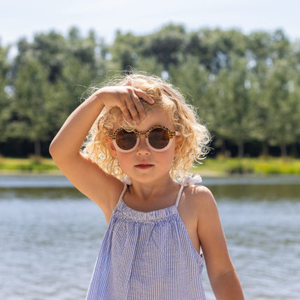 <tc>Baby Dutch</tc> Lunettes de soleil bébé Lunettes de soleil léopard Blush