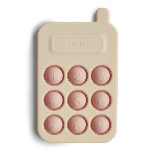 <tc>Mushie</tc> Jouet éducatif Téléphone à pression Blush