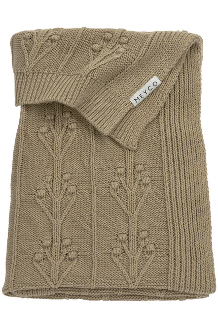 <tc>Meyco</tc> Couverture de lit Fleur romantique Taupe