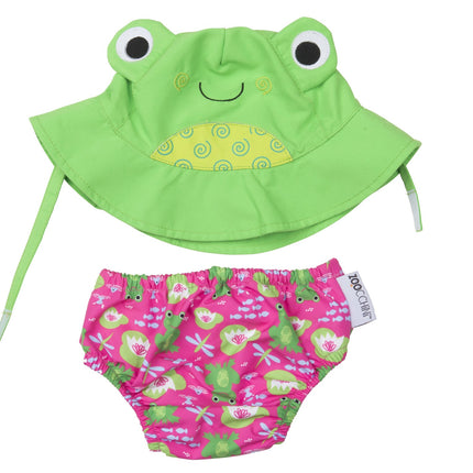 <tc>Zoocchini</tc> Ensemble de grenouilles de bain 6-12 mois