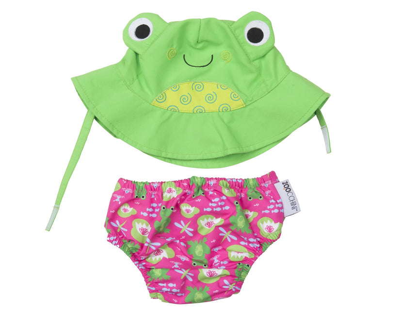 <tc>Zoocchini</tc> Ensemble de grenouilles de bain 6-12 mois