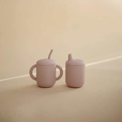 <tc>Mushie</tc> Tasse à boire avec bec souple Lilas