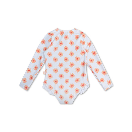 <tc>Swim Essentials</tc> Maillot de bain enfant fleurs cœurs manches longues.