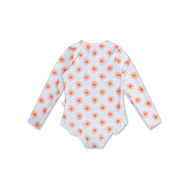 <tc>Swim Essentials</tc> Maillot de bain enfant fleurs cœurs manches longues.