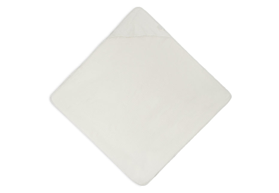 <tc>Jollein</tc> Serviette de bain Bébé Broderie Ivoire 75x75cm