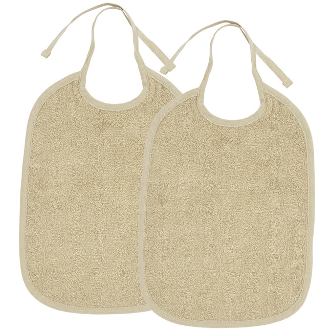 <tc>Meyco</tc> Bib 2St Basic Terry Sand