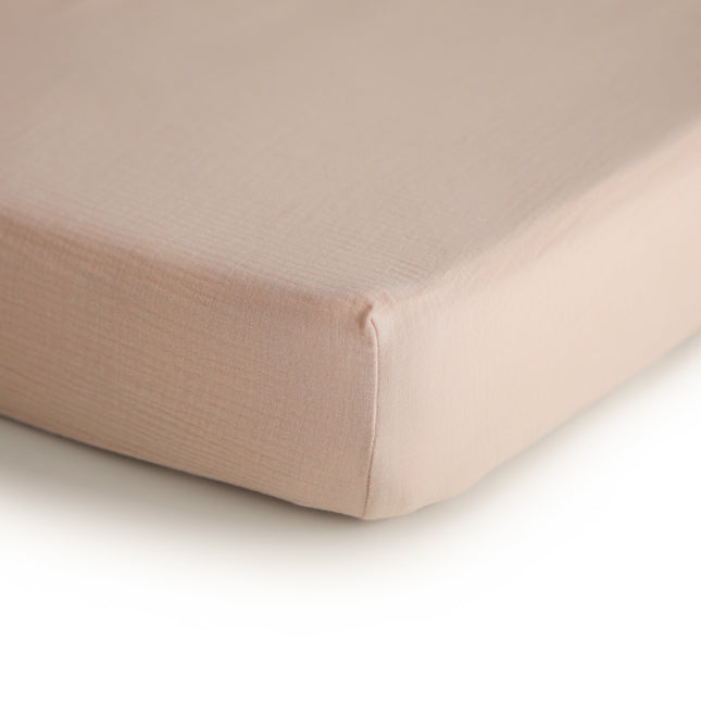 <tc>Mushie</tc> Drap de lit Blush