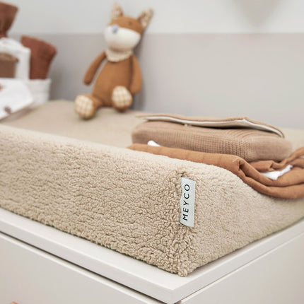 <tc>Meyco</tc> Housse de matelas à langer Teddy Sand 50X70cm