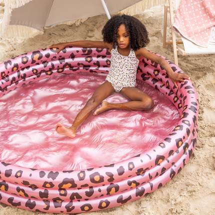 <tc>Swim Essentials</tc> Piscine enfant imprimé tigre rose 1.5M