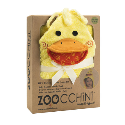 <tc>Zoocchini</tc> Peignoir Bébé Puddles Le Canard Coton