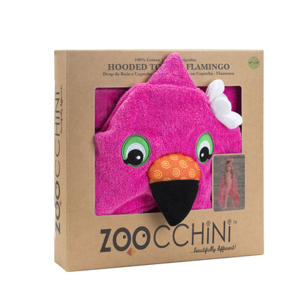 <tc>Zoocchini</tc> Serviette de bain Bébé Franny Le Flamant Coton