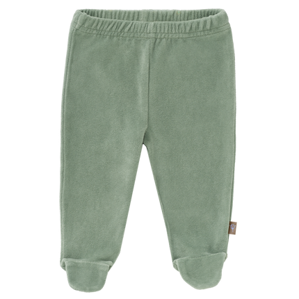 <tc>Fresk</tc> Pantalon bébé en velours avec pied vert forêt