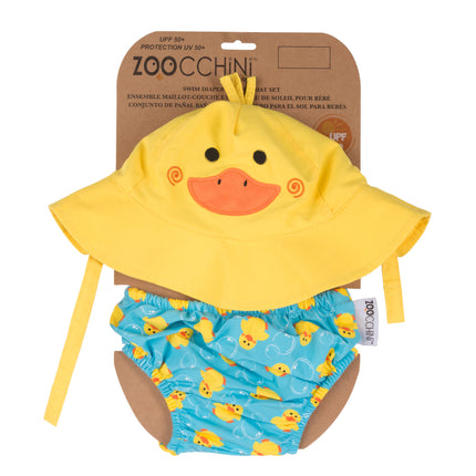 <tc>Zoocchini</tc> Ensemble de couches de natation et de canards