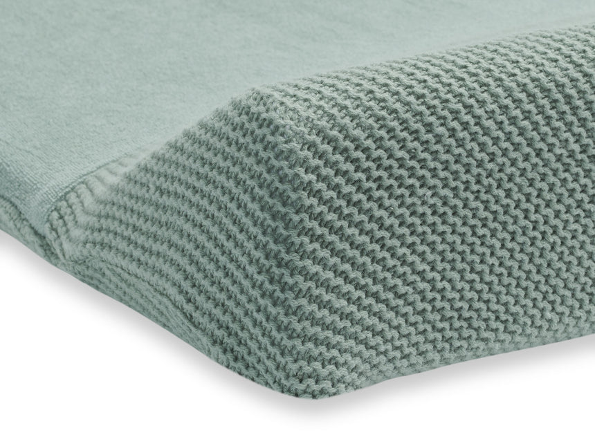 <tc>Jollein</tc> Housse de matelas à langer Basic Knit Forest Green 50x70cm