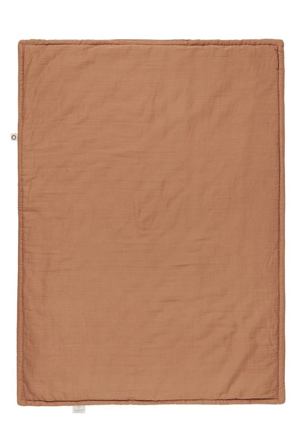 <tc>Noppies</tc> Couverture de berceau en mousseline réversible brouillard 75x100cm