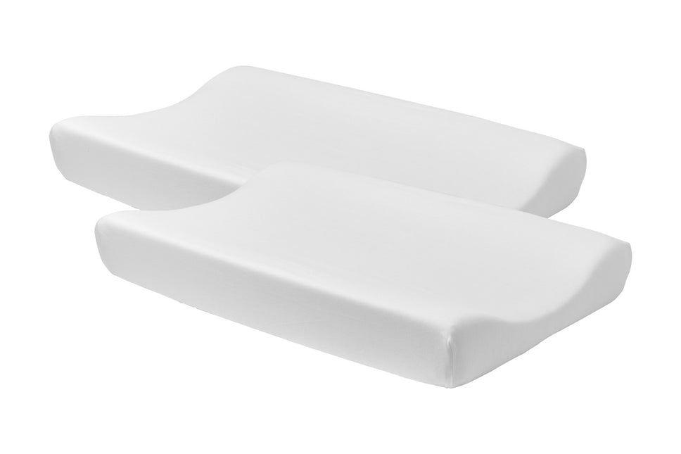 <tc>Meyco</tc> Housse de matelas à langer Basic Jersey Blanc 2pcs.