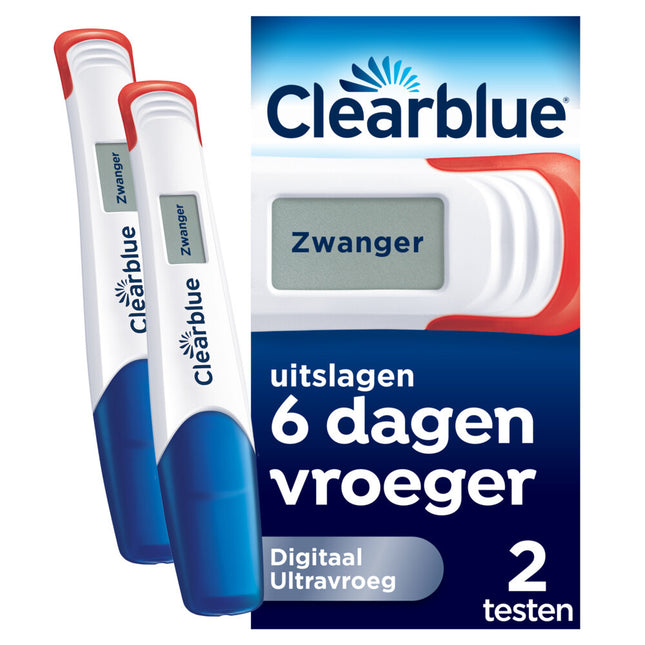 <tc>Clearblue</tc> Test de grossesse numérique ultra précoce 2 pièces