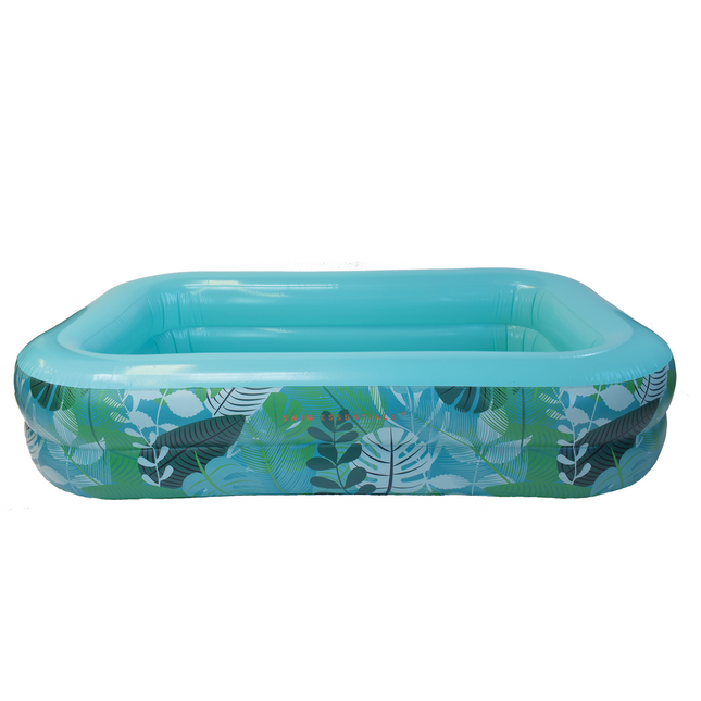 <tc>Swim Essentials</tc> Piscine Enfant Tropical Bleu Vert 2.11M