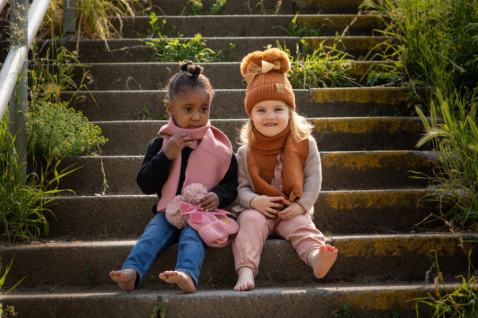 <tc>Baby Dutch</tc> Chapeau bébé hiver avec noeud rouille