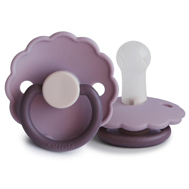 <tc>Frigg</tc> <tc>tétine</tc> Taille 2 Daisy Bloom Lavender Haze Silicone