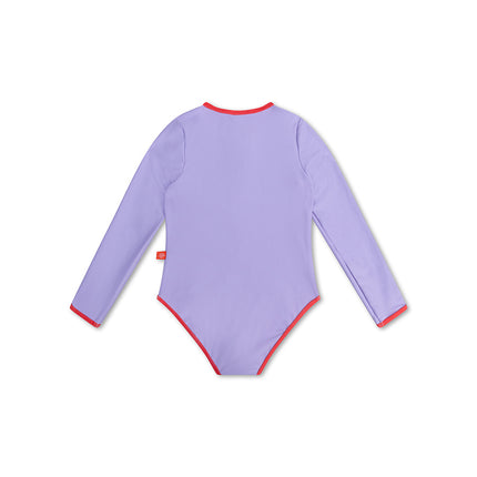 <tc>Swim Essentials</tc> Maillot de bain enfant violet manches longues