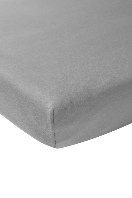 <tc>Meyco</tc> Drap-housse Jersey 70X140/150 Gris