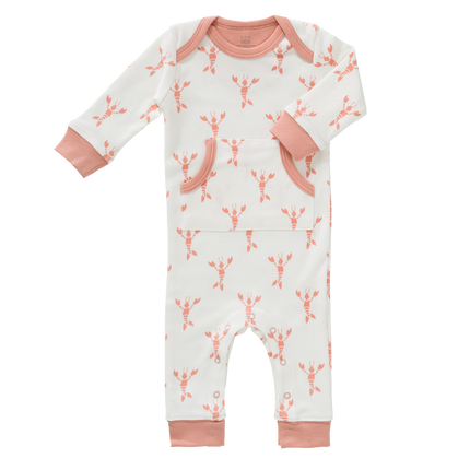 <tc>Fresk</tc> Pyjama bébé sans pied Lobster Coral Pink