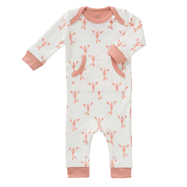 <tc>Fresk</tc> Pyjama bébé sans pied Lobster Coral Pink