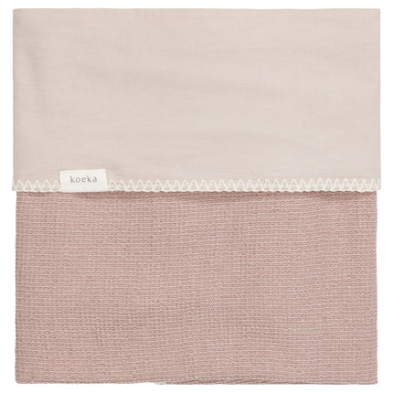 <tc>Koeka</tc> Couverture de berceau Flanelle Cairo Plum