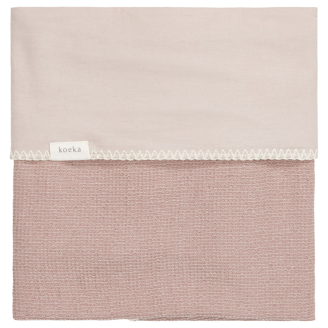 <tc>Koeka</tc> Couverture de berceau Flanelle Cairo Plum