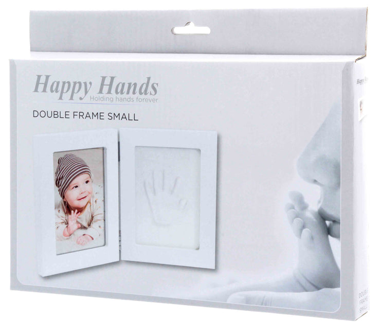 <tc>Dooky</tc> Happy Hands Double Frame White Small Happy Hands