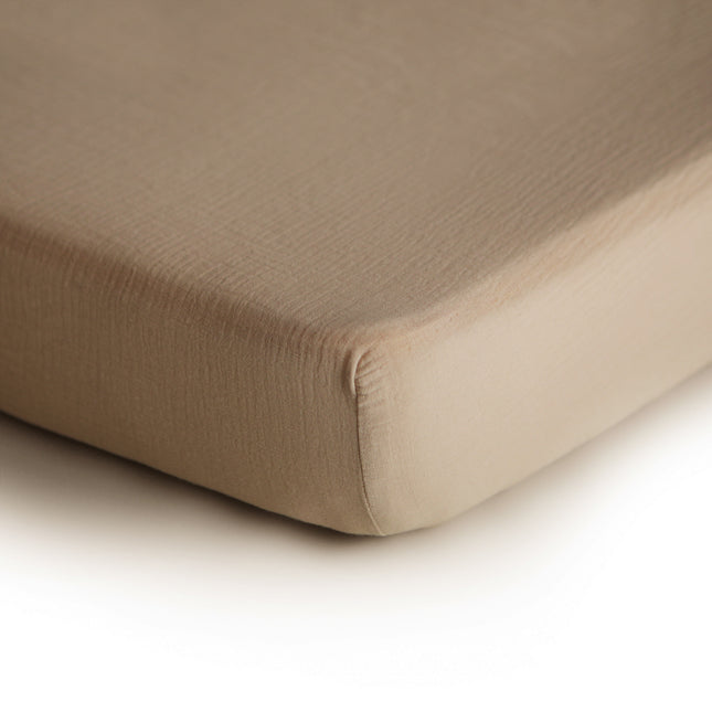 <tc>Mushie</tc> Drap de lit naturel