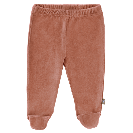 <tc>Fresk</tc> Pantalon bébé en velours avec pied Rose cendré