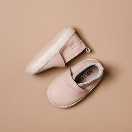 <tc>Baby Dutch</tc> Chaussures bébé Lou Cuir Rose