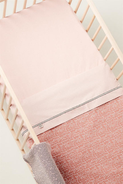 <tc>Noppies</tc> Couverture Cradle Dot Jersey Réversible Brick Dust