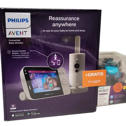 <tc>Philips Avent</tc> Moniteur de bébé vidéo Wifi + câlin gratuit