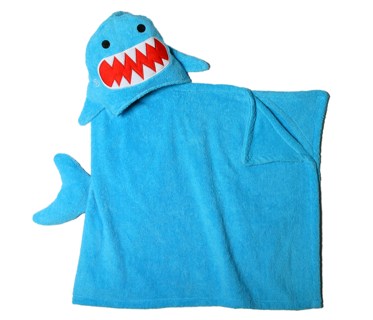 <tc>Zoocchini</tc> Cape de bain Bébé Sherman Le Requin Coton