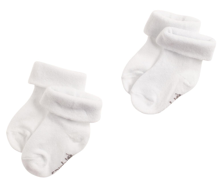 <tc>Noppies</tc> Chaussettes bébé Bœuf Blanc 2-Pack