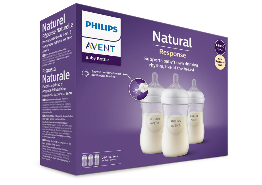 <tc>Philips Avent</tc> Biberon 3.0 Naturel 260ml 3pcs