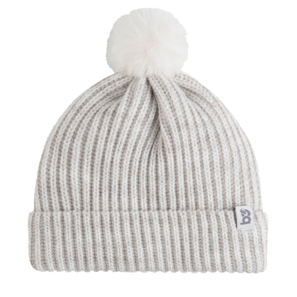 <tc>Baby's Only</tc> Chapeau pour bébé avec pompon Cool Ecru 3-36Mois