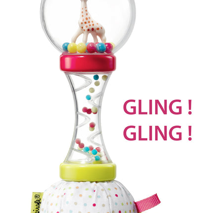 <tc>Sophie de Giraf</tc> Rattle Soft Maracas Blanc/Rouge