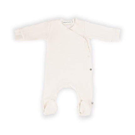 <tc>Bamboom</tc> Combinaison bébé prématuré avec pieds 0M Crème