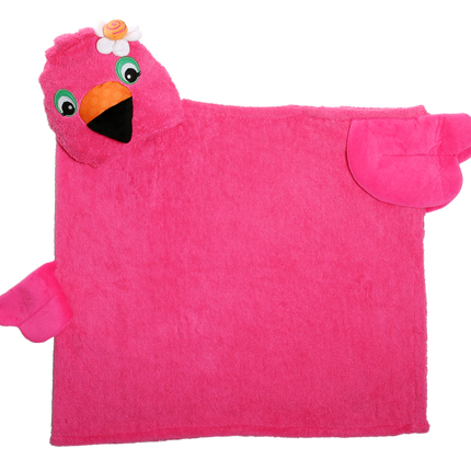 <tc>Zoocchini</tc> Serviette de bain Bébé Franny Le Flamant Coton