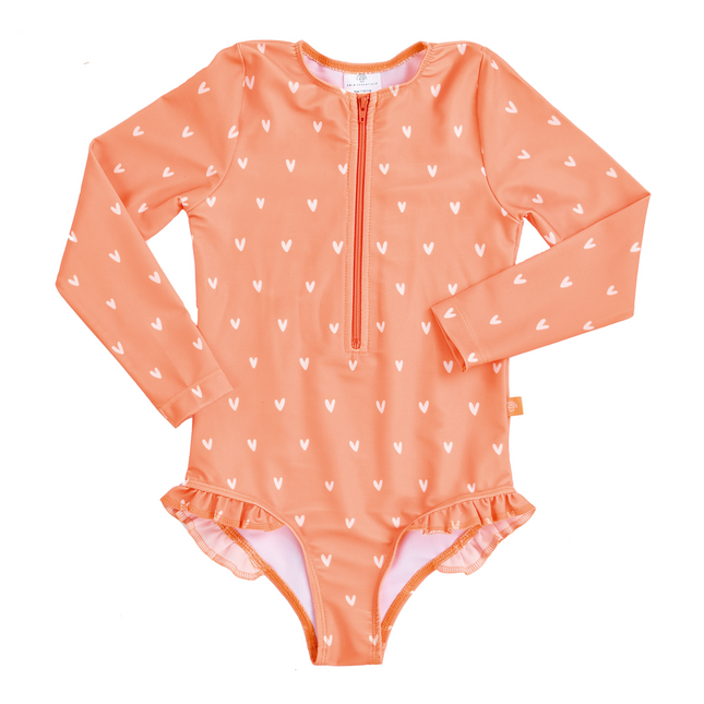 <tc>Swim Essentials</tc> Maillot de bain UV Coeurs Orange