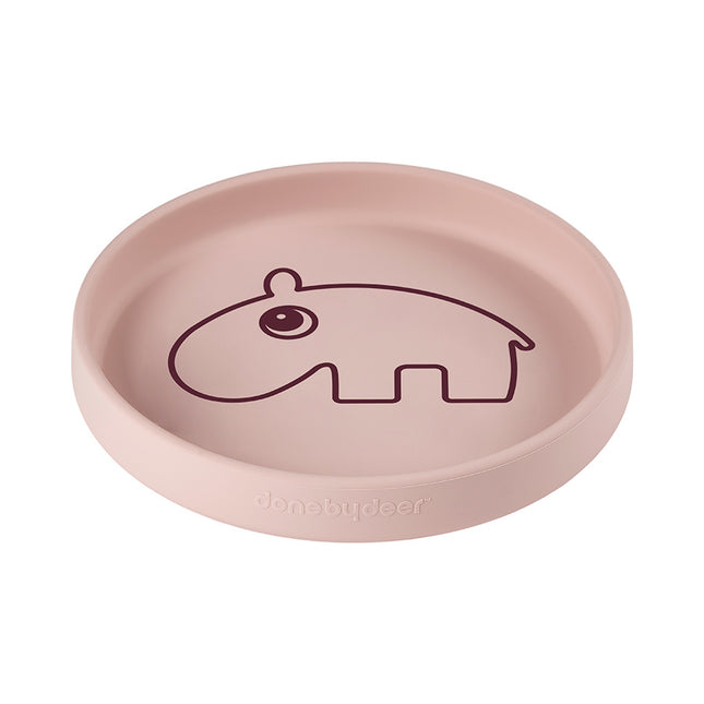 <tc>Done by Deer</tc> Assiette pour bébé Silicone Ozzo Powder