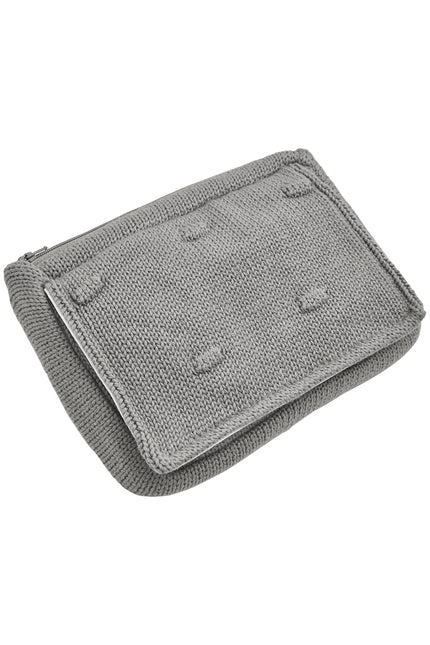 <tc>Meyco</tc> Couverture en tissu Nœuds Gris