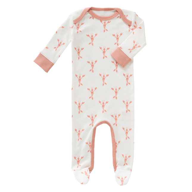 <tc>Fresk</tc> Pyjama pour bébé avec pied de homard rose corail