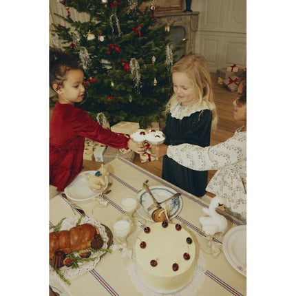 <tc>Konges Slojd</tc> Robe de bébé Jingle Jolly Rouge