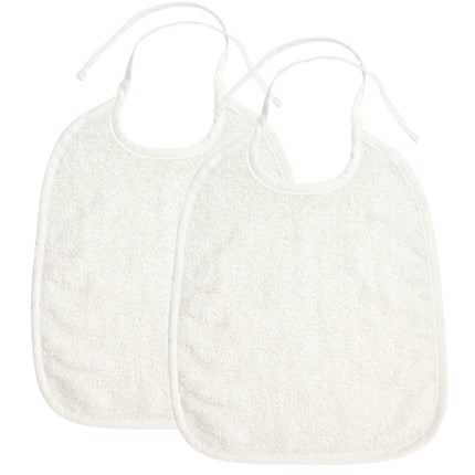 <tc>Meyco</tc> Bib 2St Basic Terry Offwhite