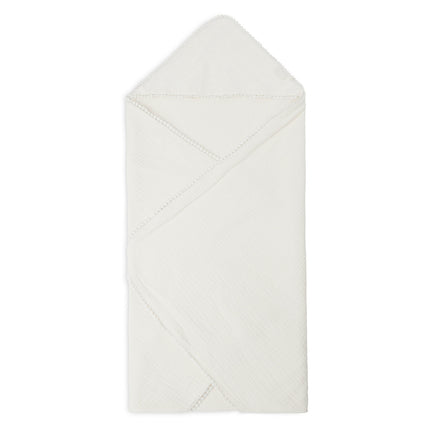 <tc>Jollein</tc> Serviette de bain Bébé Broderie Ivoire 75x75cm